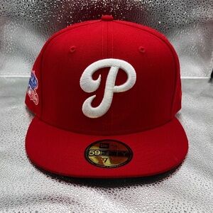 (NEW) PHILLIES FITTED HAT SIZE 7 3/4